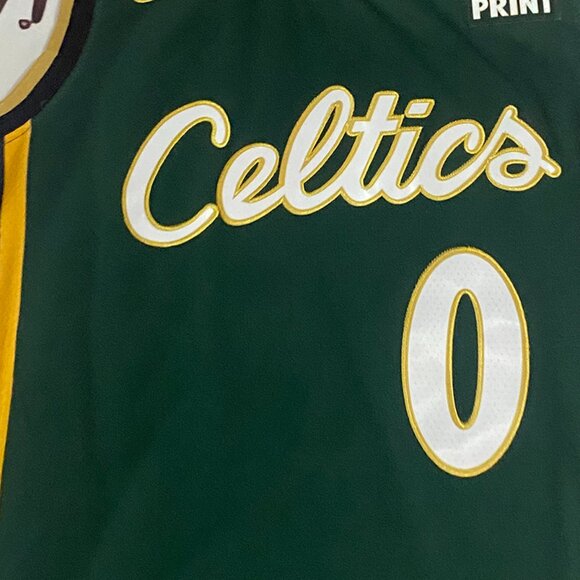 Boston Celtics Player Tatum0 Green Jersey - Picture 2 of 7